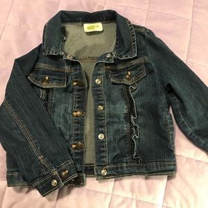Crazy 8 Toddler Ruffle Jean Denim Jacket